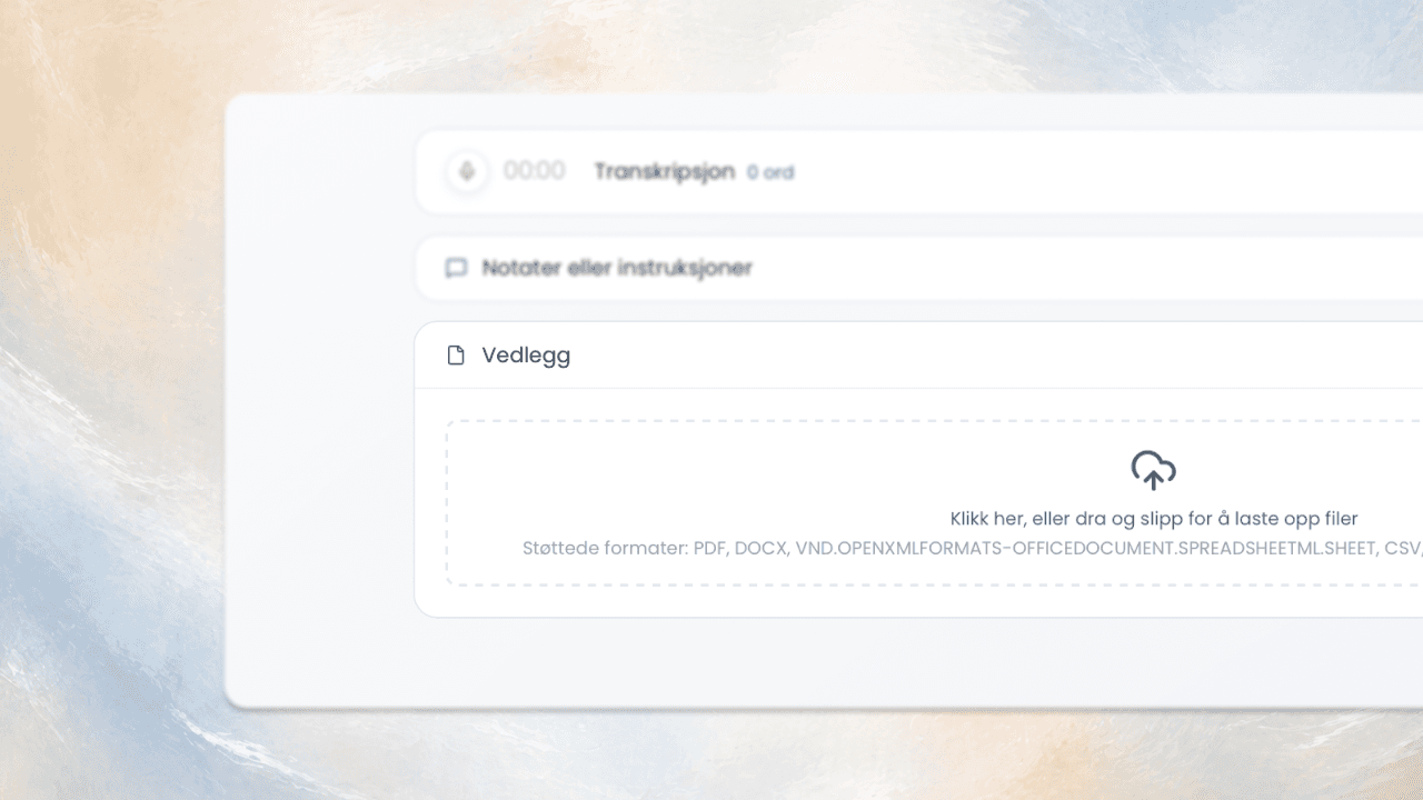 Bedre håndtering av vedlegg