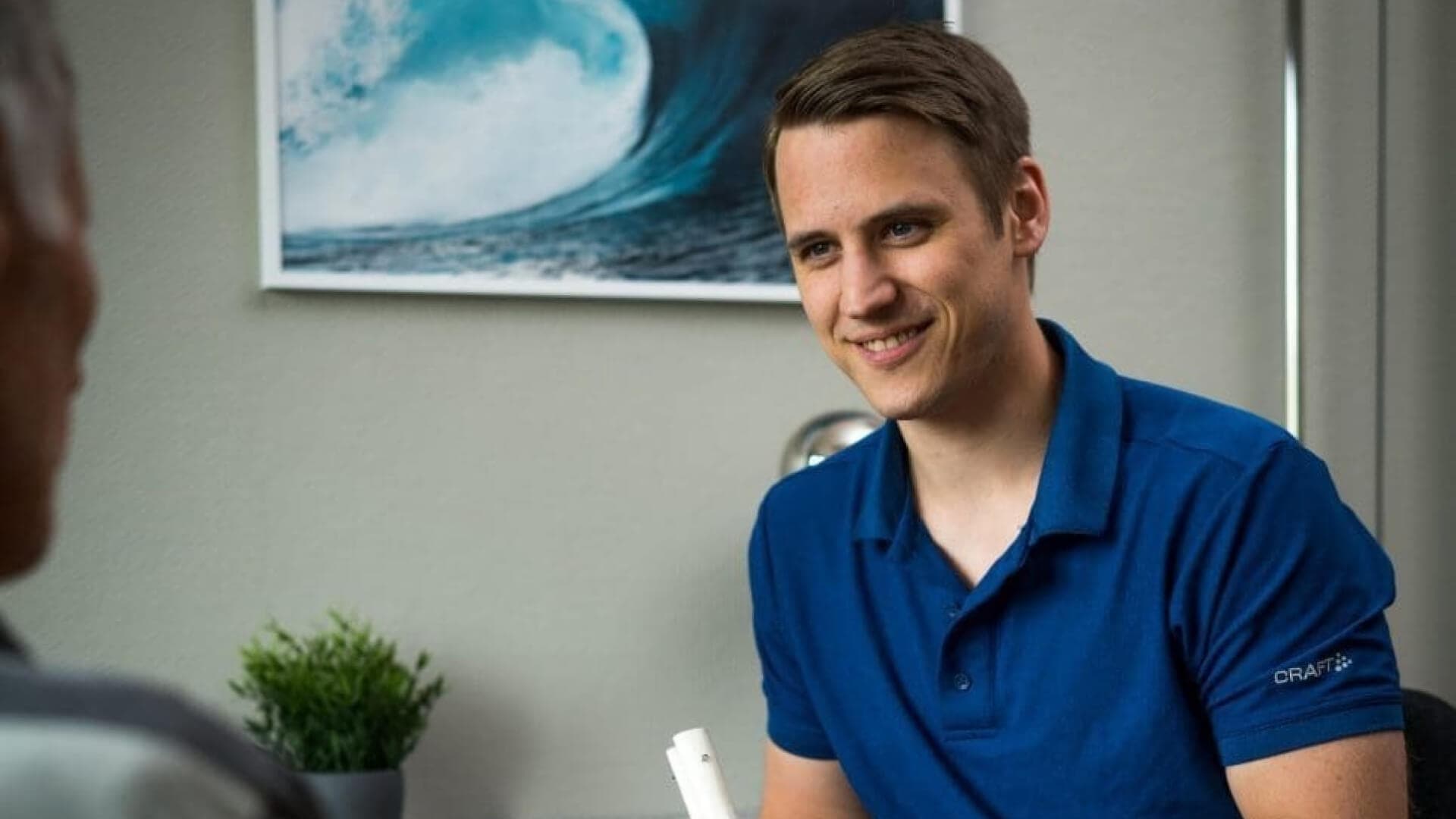 Steinar Heiberg, Physiotherapeut bei Dr. Dropin